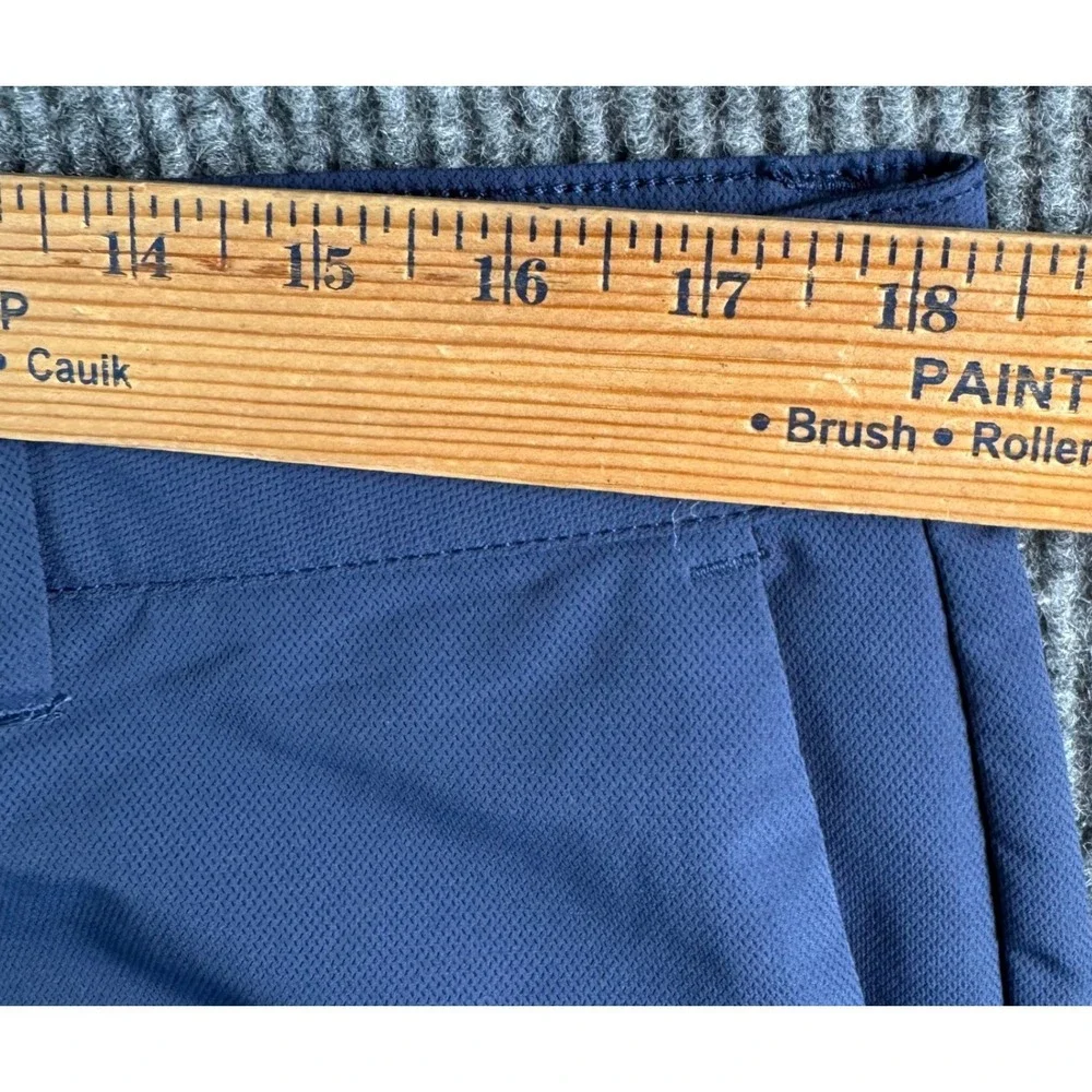 Banana Republic Mens Navy Blue Straight Leg Performance‎ Pants 36x31